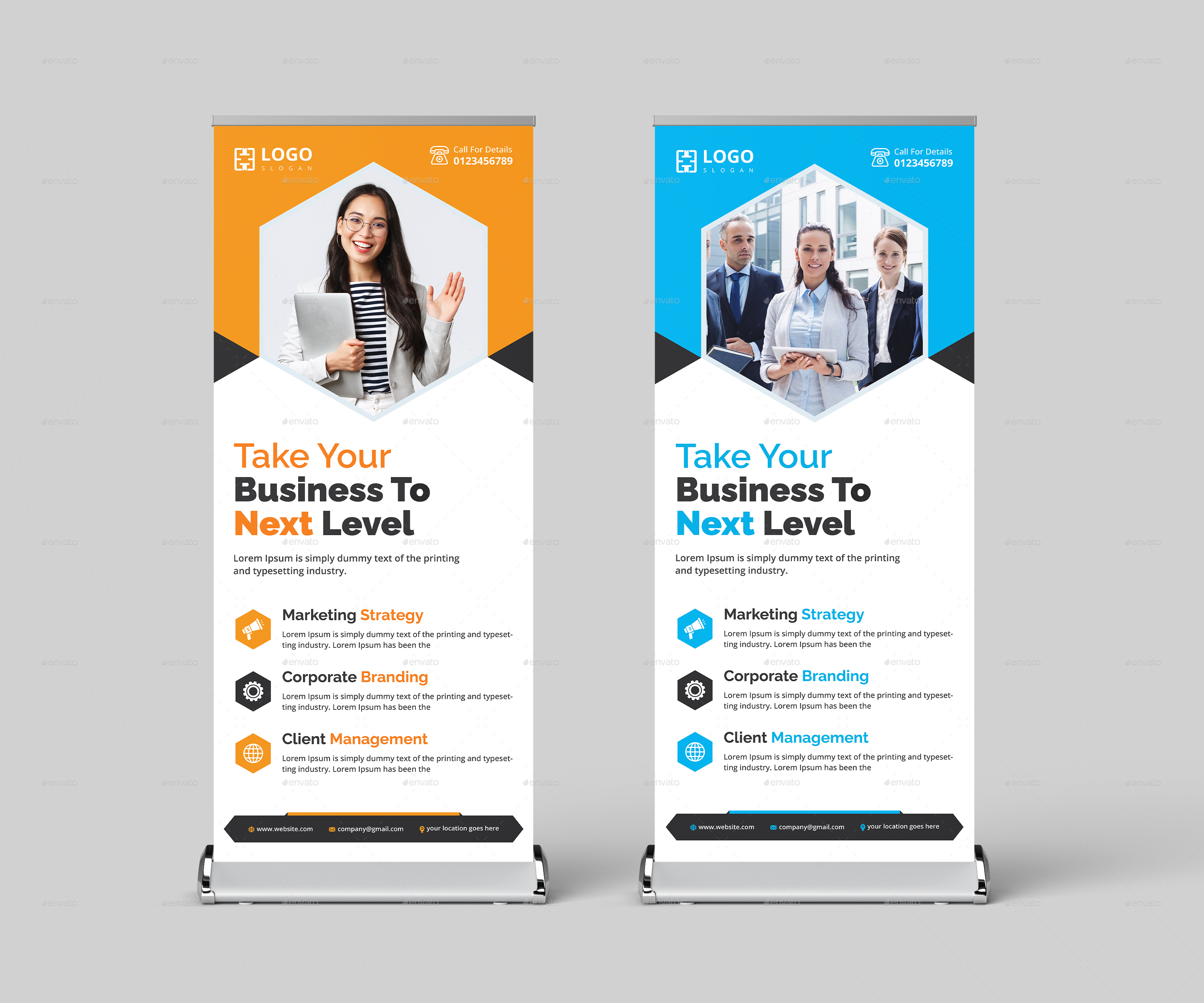 Corporate Roll Up Banner Template Bundle Print Templates Graphicriver 7828